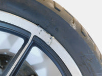 96-99 Harley Sportster 883 & 1200 Silver Dual Disc Front Wheel Rim & Rotors BENT