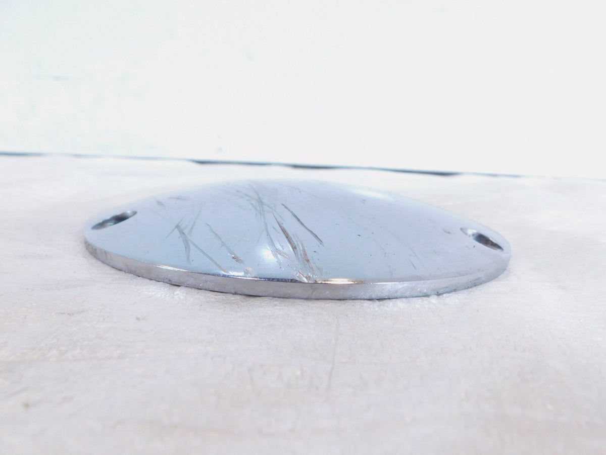 Harley Davidson Evo Softail Dyna & FXR Left Engine Chrome Derby Clutch Cover - C3 Cycle