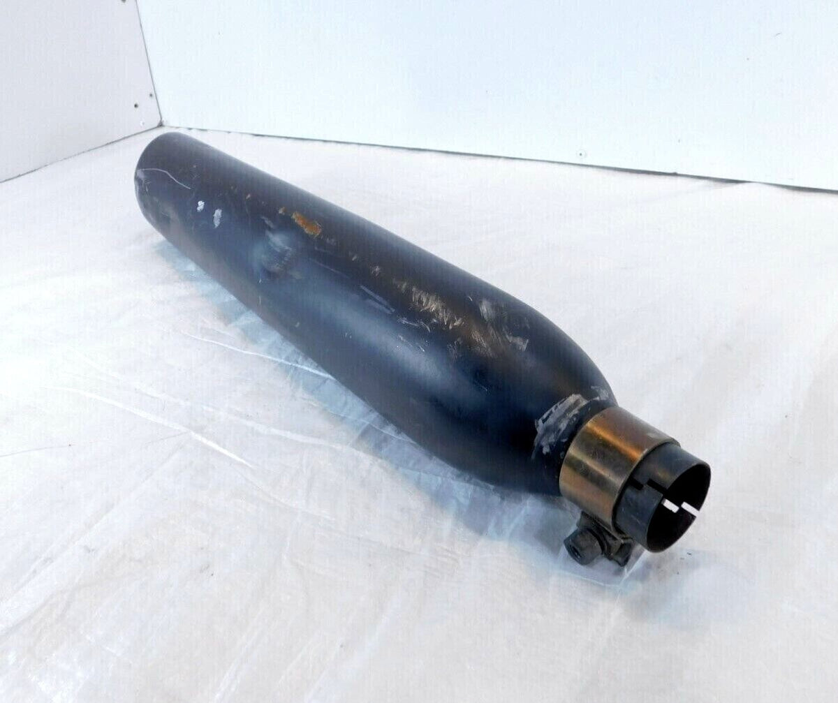 2017 17 Victory Octane Black Lower Under Exhaust Header Pipe Muffler - C3 Cycle