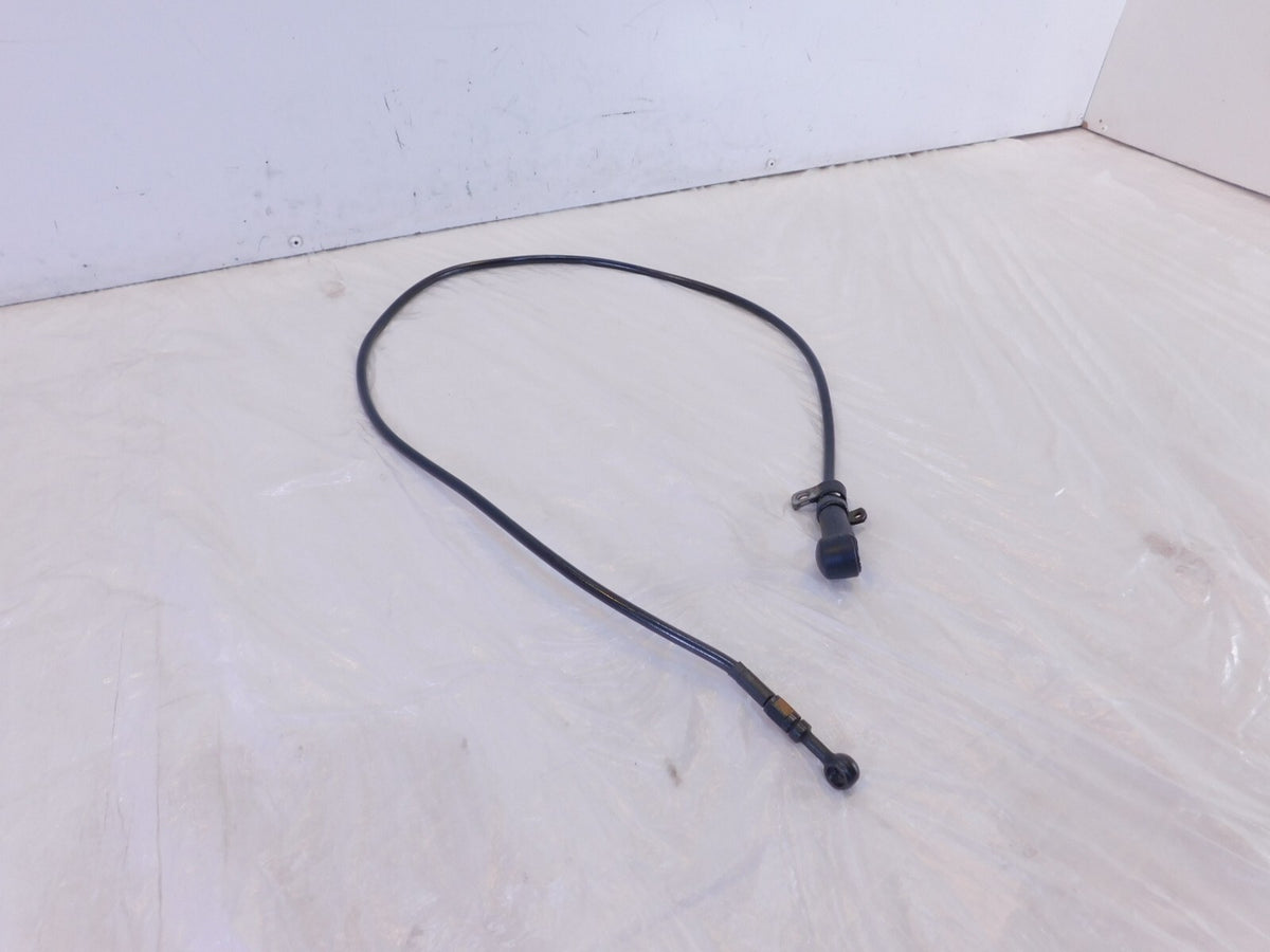 Harley Davidson Sportster 883 Hugger & 1200 Black Front Wheel Brake Line Hose - C3 Cycle