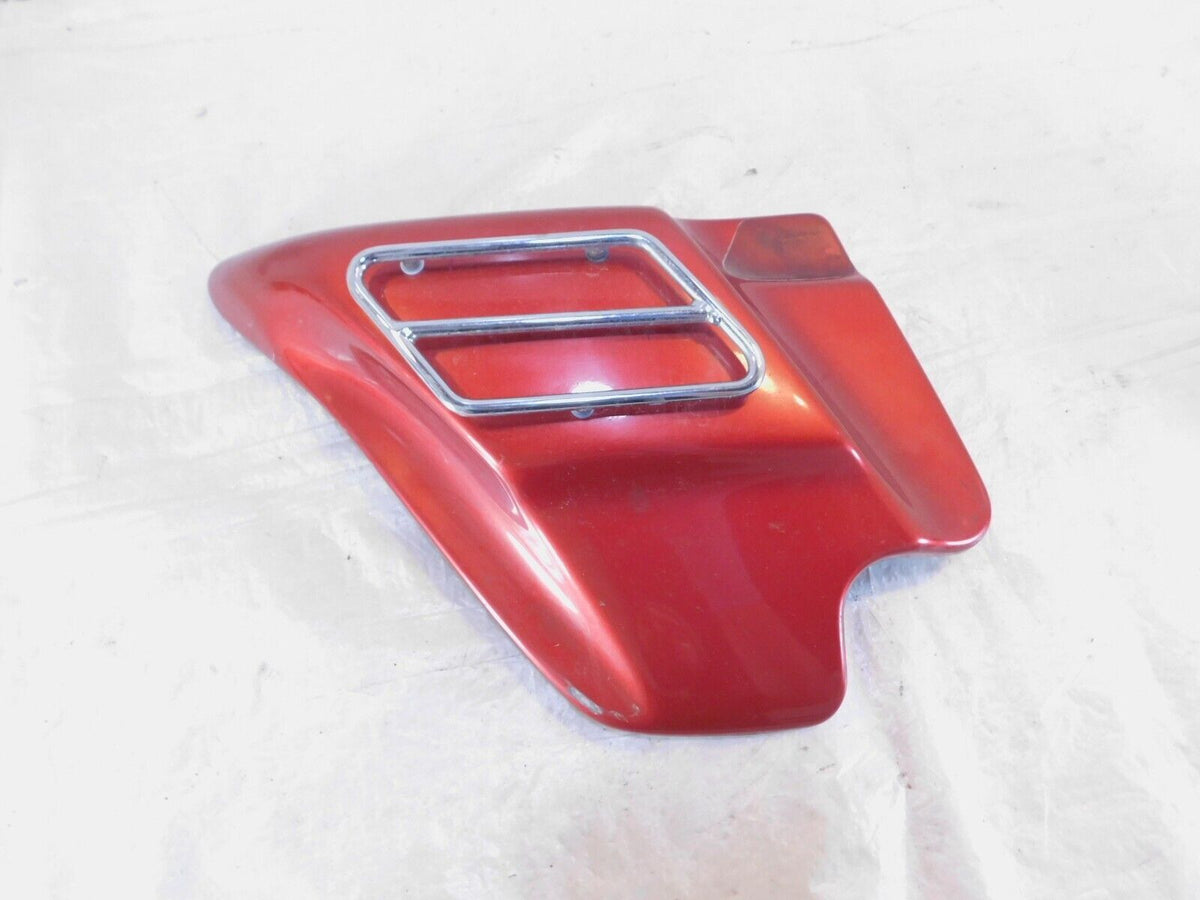 Harley Touring Road King Electra Glide Ultra Classic Red Left Side Cover w/ Trim - C3 Cycle