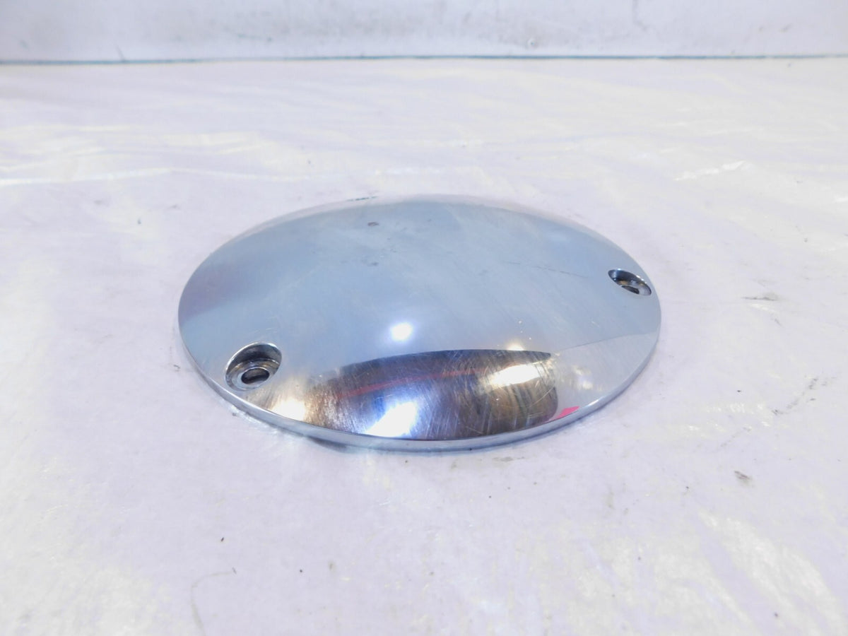 Harley Evo Softail Dyna & FXR Left Engine Motor Chrome Derby Clutch Cap Cover - C3 Cycle
