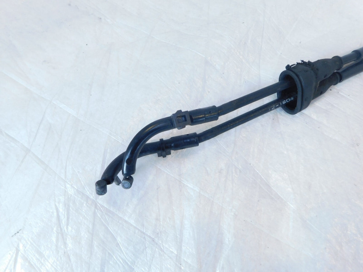 2000-2001 Kawasaki Ninja ZX12R ZX1200 ZX1200A Throttle Open/Close Cable Lines - C3 Cycle