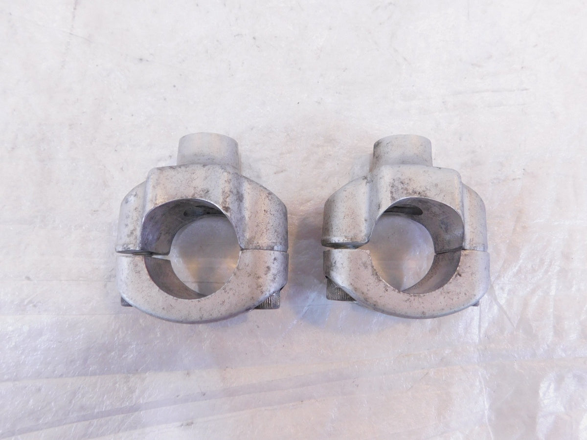 02-08 Harley Screamin Eagle CVO Road King FLHRSE 1-1/4" Handlebar Riser Clamps - C3 Cycle