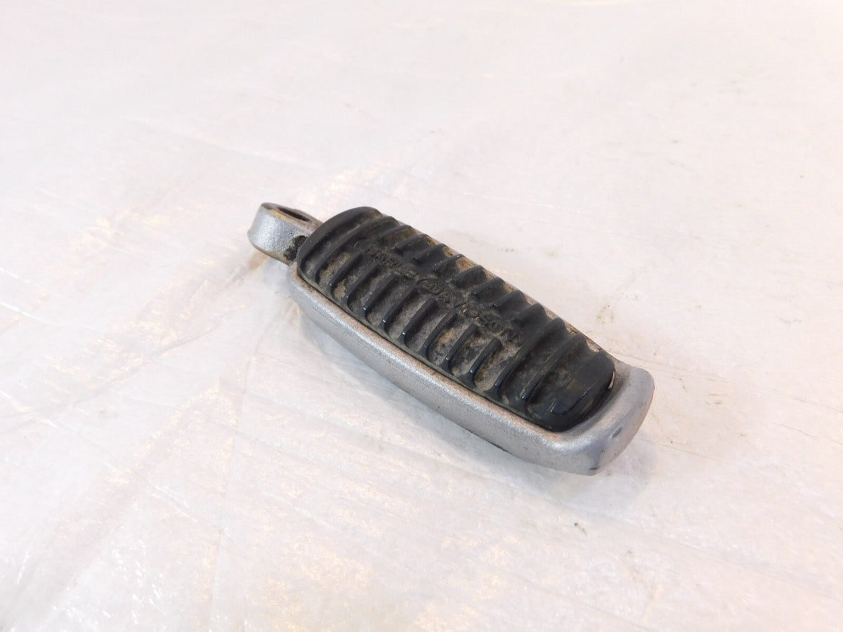 Harley Touring FXR Dyna Sportster & Softail Black Silver Peg Footpeg Footrests