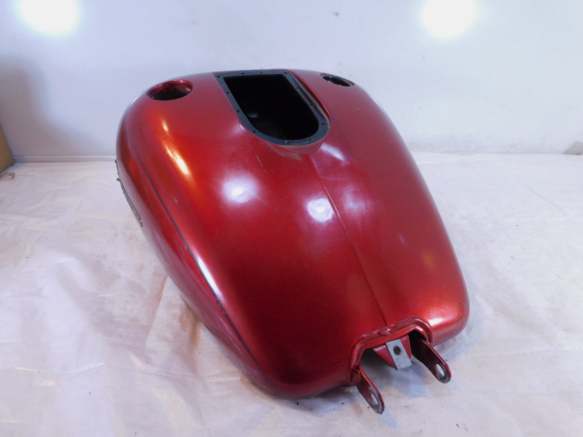 Dented Harley Dyna Wide Glide Super Glide Custom Fuel Gas Petrol Tank Reservoir - C3 Cycle
