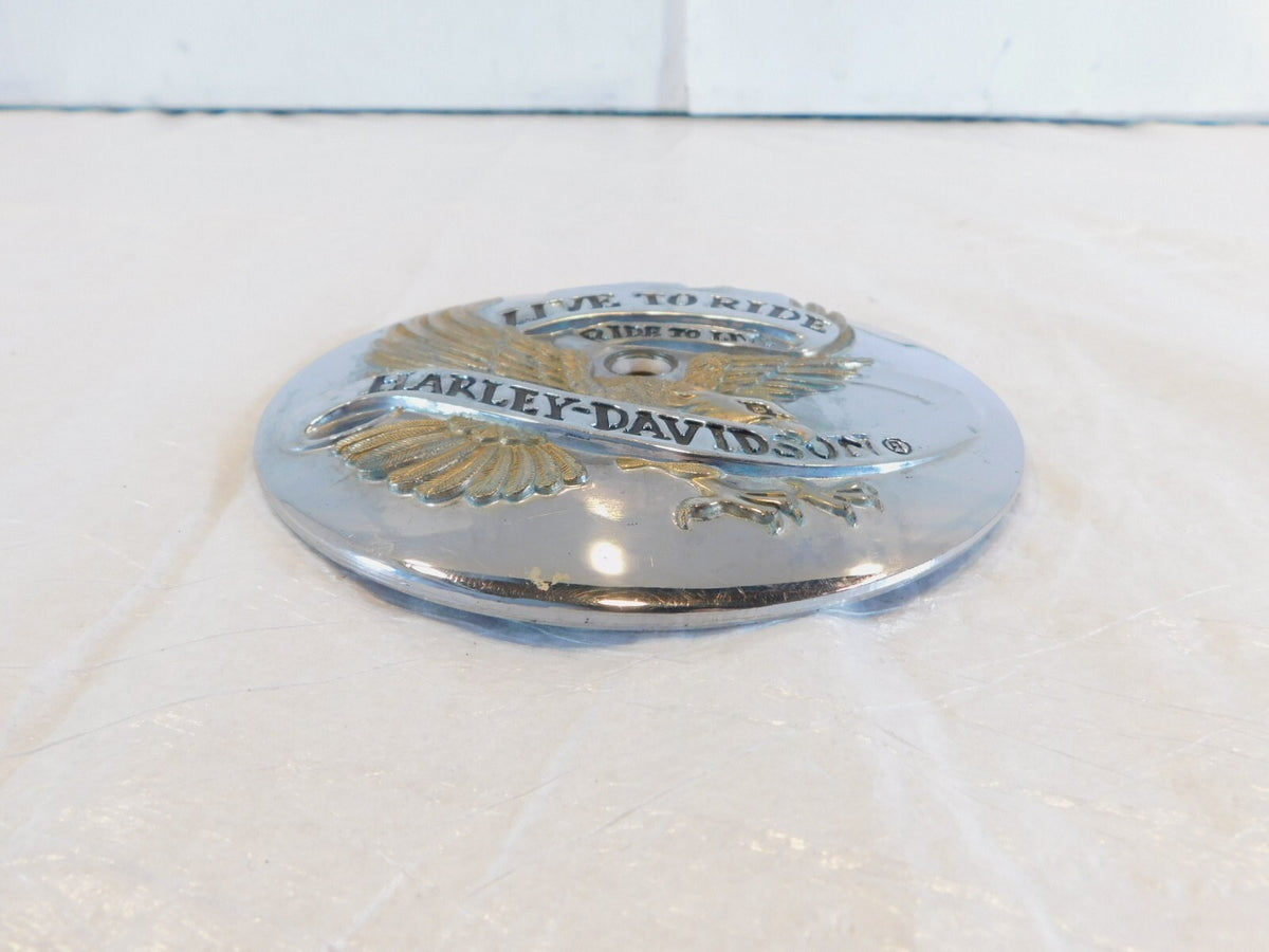 Harley Touring Softail Dyna Live to Ride Eagle Air Cleaner Filter Cover Insert - C3 Cycle