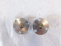 86-06 Kawasaki VN750 Vulcan 750 Left/Right Rear Swingarm Pivot Boss Cover Caps - C3 Cycle