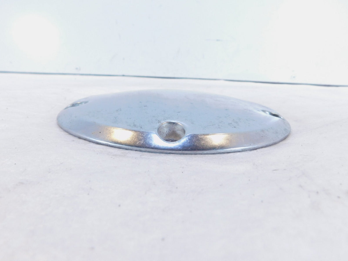 Harley Davidson Twin Cam Dyna Softail Left Engine Chrome Derby Clutch Cover - C3 Cycle