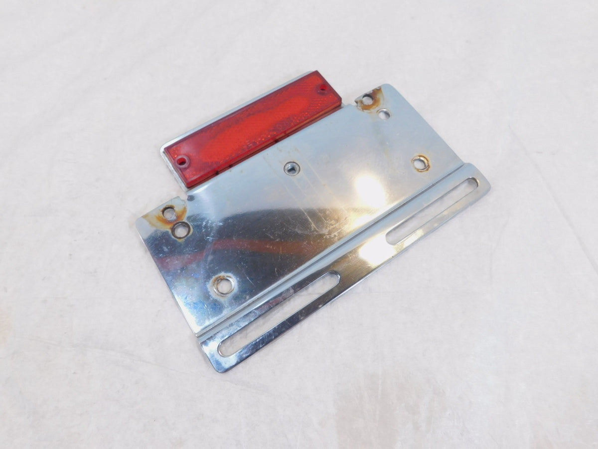 2001 01 Victory V92 Deluxe Cruiser Chrome Rear License Plate Mount Bracket - C3 Cycle