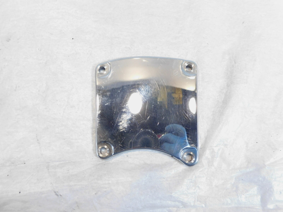 Harley Electra Glide Left Engine Chrome Clutch Primary Chain Inspection Cover - C3 Cycle