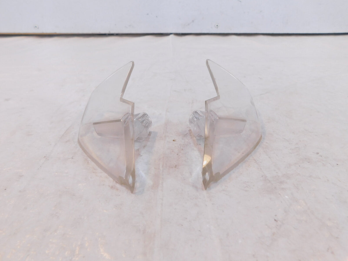 2005-2014 BMW R1200RT Clear Left/Right Front Windshield Mount Wind Deflectors - C3 Cycle