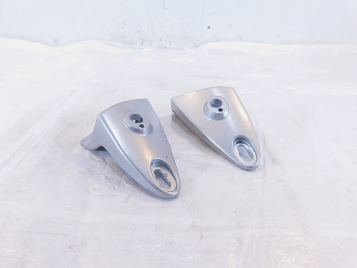BMW R850R & R1100R Silver Left & Right Front Headlight Bracket Mount Support - C3 Cycle