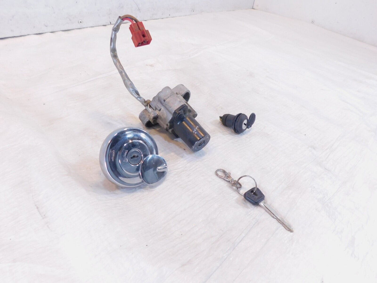 Yamaha V-Star 650 XVS650 & 1100 Ignition Switch Fuel Tank Storage Lock Set & Key - C3 Cycle