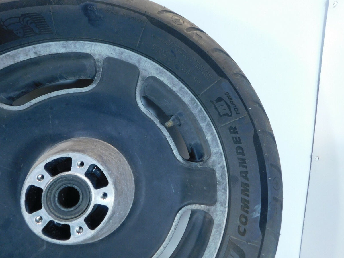 Harley Davidson Touring FLHX Street Glide Cast Black Front Wheel Rim w/ Tire