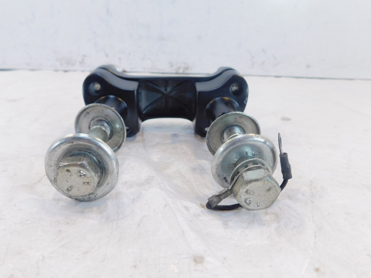 Harley Davidson Sportster 883 Black 100th Anniversary Handlebar Bar Riser Clamps - C3 Cycle