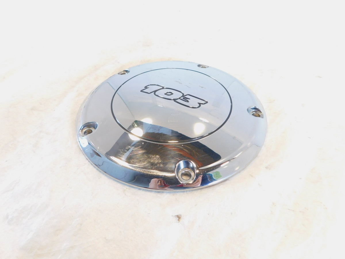 Harley Davidson Twin Cam Softail & Dyna Chrome 103 Derby Clutch Cover 60769-06 - C3 Cycle