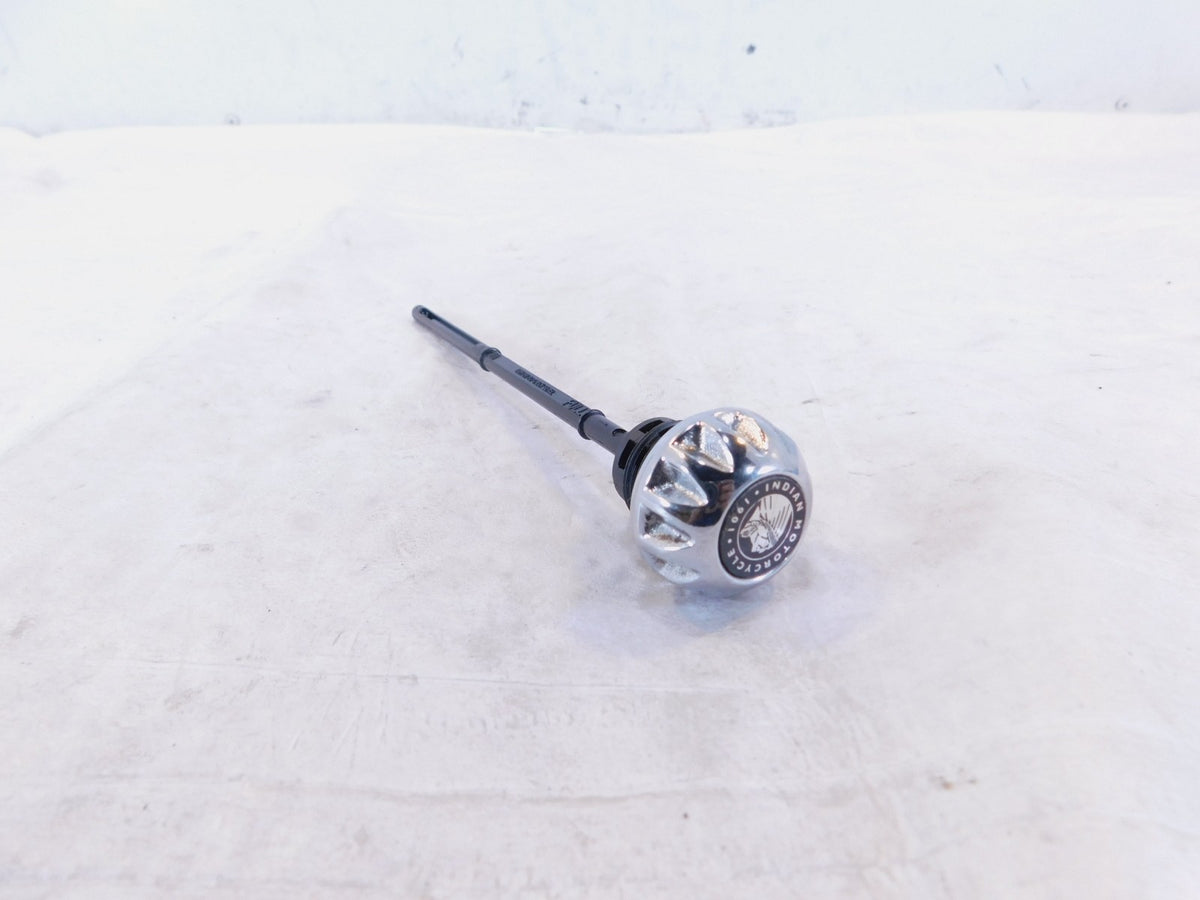 Indian Chief Chieftain & Roadmaster Engine Motor Oil Tank Fluid Level Dipstick - C3 Cycle