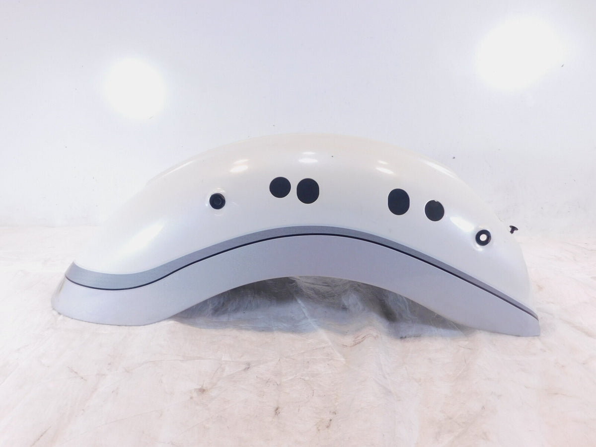 2003-2017 Victory Vegas 8-Ball White & Silver Rear Wheel Mudguard Cover Fender - C3 Cycle