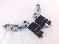 Harley Davidson FXR Dyna Sportster & Softail ISO Black Footpeg Footrest Pegs