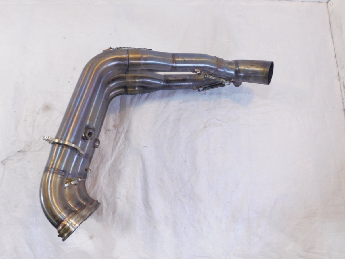 14-16 BMW S1000RR S1000-RR Exhaust Muffler System Manifold Header Pipe - Dented - C3 Cycle