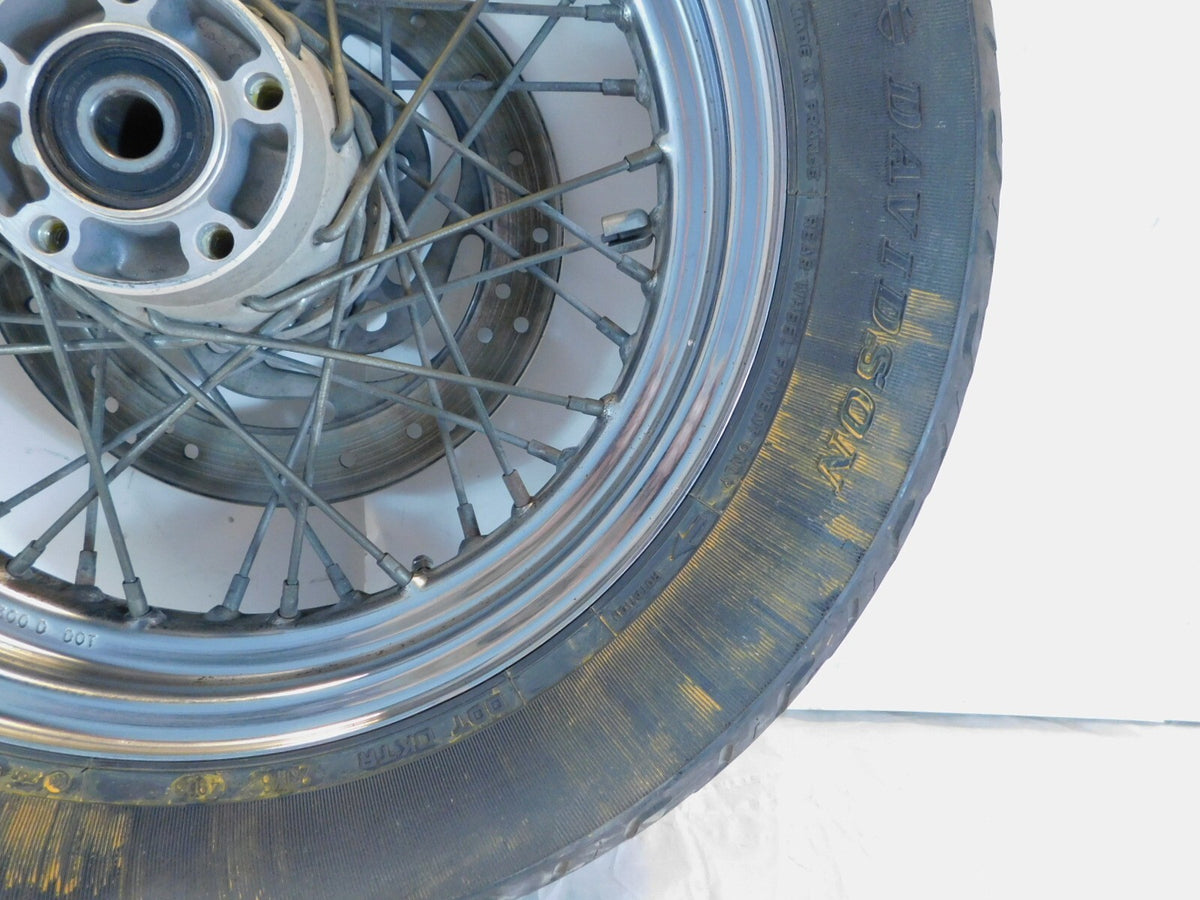 Harley Davidson Dyna Sportster & Softail Laced 16" Rear Wheel Rim & Tire Chrome - C3 Cycle