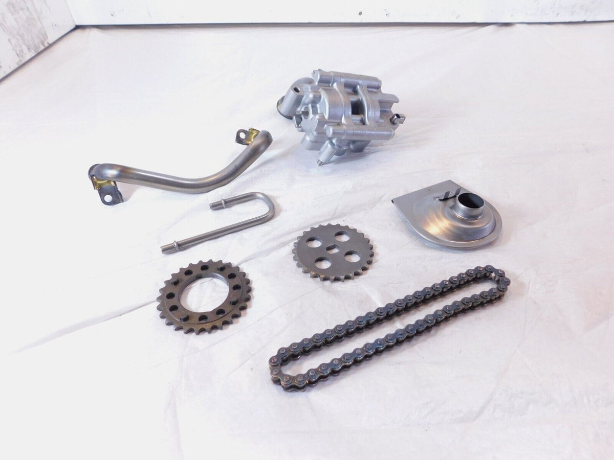 1995-2003 Honda VF750 VF750C Magna 750 Engine Motor Oil Pump Body Pipe & Chain