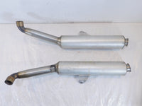 Pair Ducati Sport Touring ST4 Silver Rear Left/Right Exhaust System Mufflers - C3 Cycle