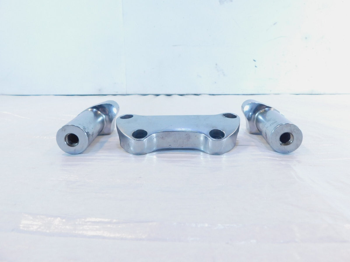 Harley Davidson Sportster 883 1200 Top Chrome Handlebar Handle Bar Riser Bracket - C3 Cycle