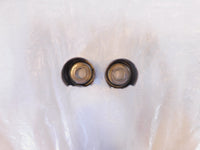 1986-1990 Harley Davidson Sportster 883 & 1200 Chrome Rear Shock Bolt Covers - C3 Cycle
