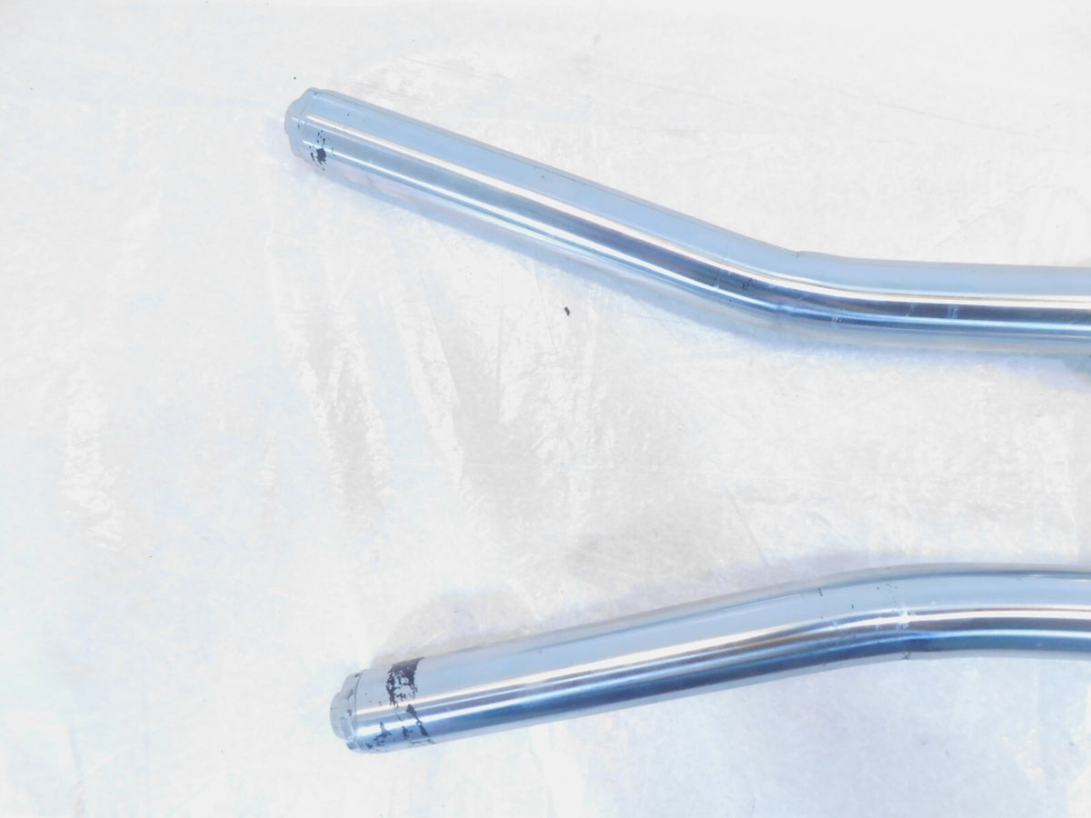 95-99 Harley Davidson Dyna Super Glide Chrome Left Right Fork Tube Shocks - Bent - C3 Cycle