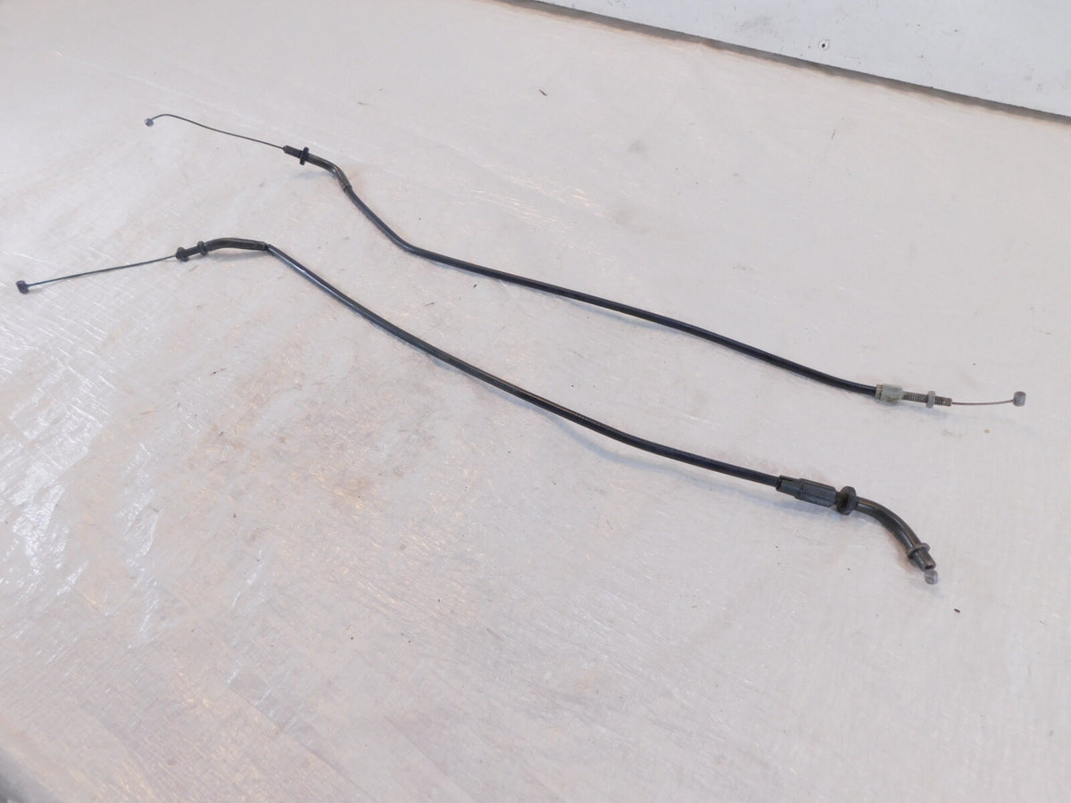 1993-1999 Yamaha FZR600R FZR600 Push & Pull Throttle Cable Line Wires - C3 Cycle