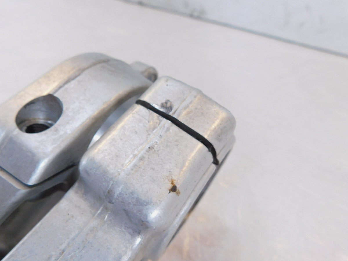 Ducati Sport Touring ST2 ST4 Silver Front Fork Steering Stem Triple Tree Bridge - C3 Cycle