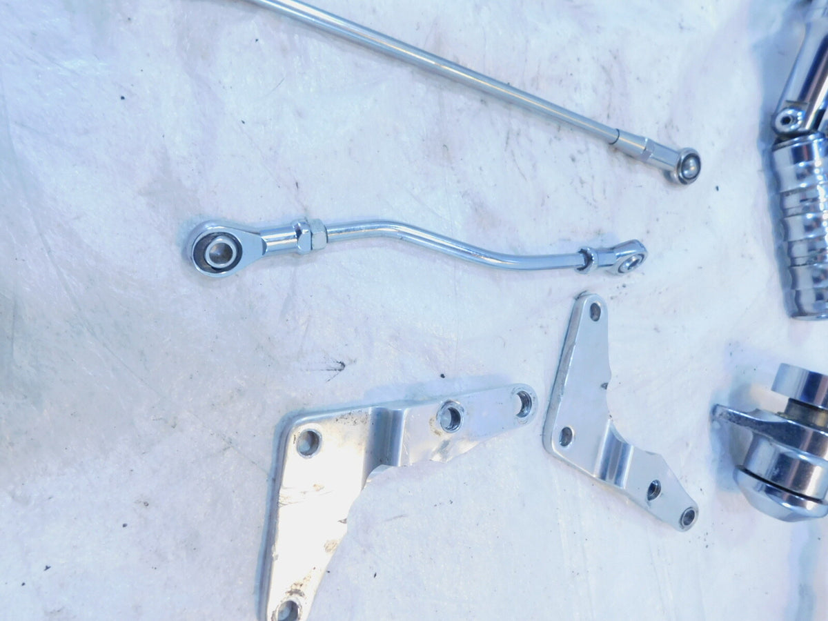 Titan Phoenix ZRM ZSX Softail Left Right Brake & Shifter Forward Control Pedals - C3 Cycle