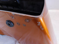 Harley Davidson Road King Street & Electra Glide Orange Right Saddlebag Bottom - C3 Cycle