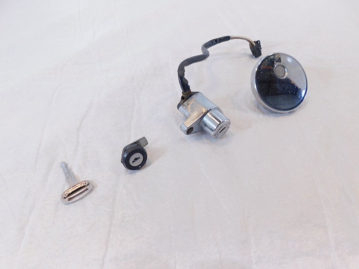 1999-2004 Kawasaki VN1500 Vulcan 1500 Classic Lock Set Ignition Switch Cap & Key - C3 Cycle
