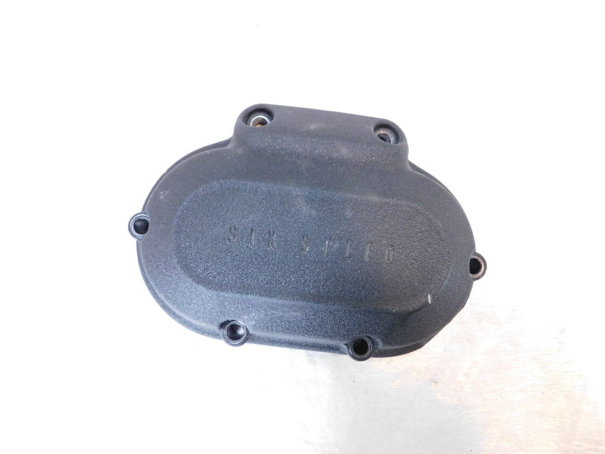 Harley Electra Glide Dyna & Softail Twin Cam Black Transmission Side Cover Cap - C3 Cycle