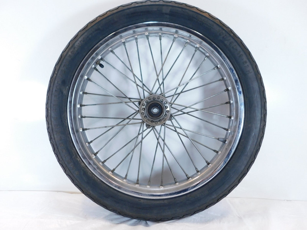 1986-2016 Suzuki Savage 650 LS650 Boulevard S40 Spoked Front Wheel Rim & Tire - C3 Cycle