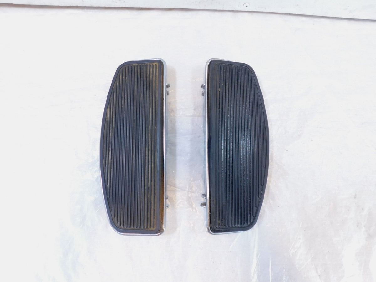 Harley Softail & Touring Road King Electra Glide Floorboard Footboards w/ Pads - C3 Cycle