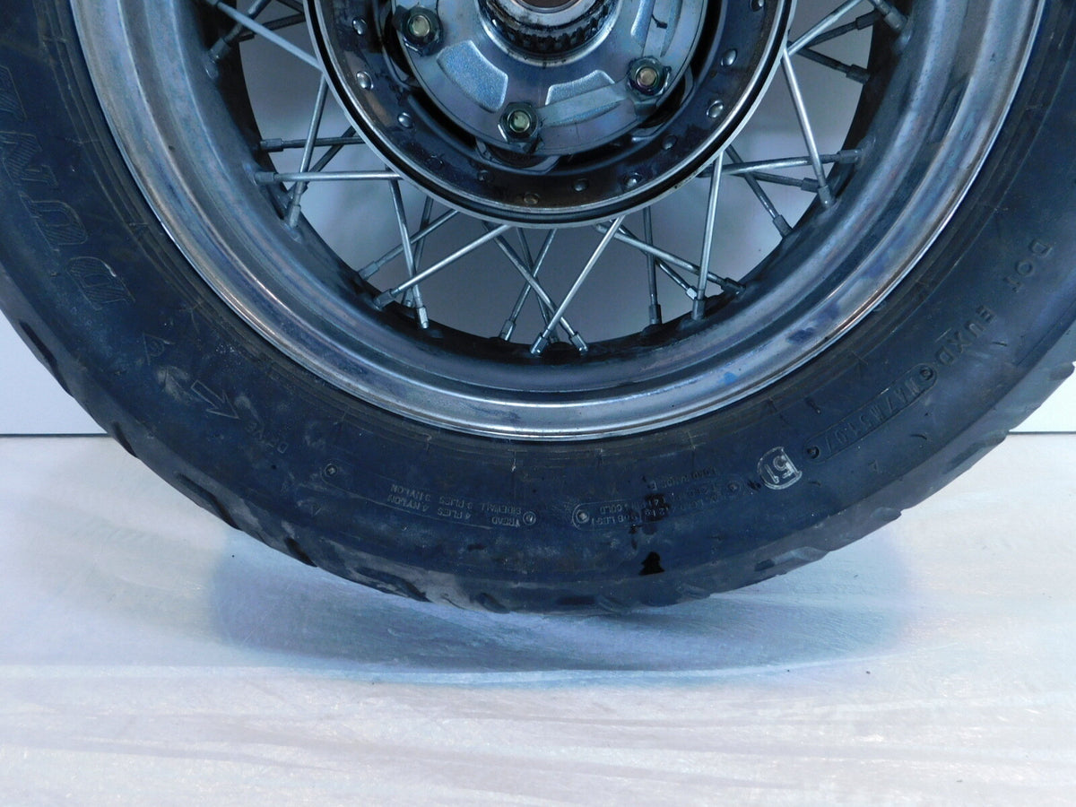 Yamaha V-Star 1100 XVS1100 Classic Custom Midnight Laced Rear Wheel Hub & Tire - C3 Cycle