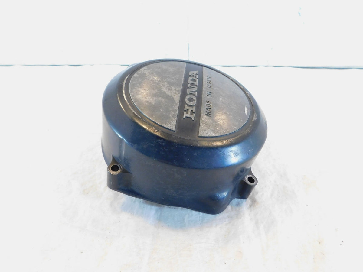 1982 82 Honda CM450C 450 Custom Black Left Engine Motor Crankcase Stator Cover - C3 Cycle