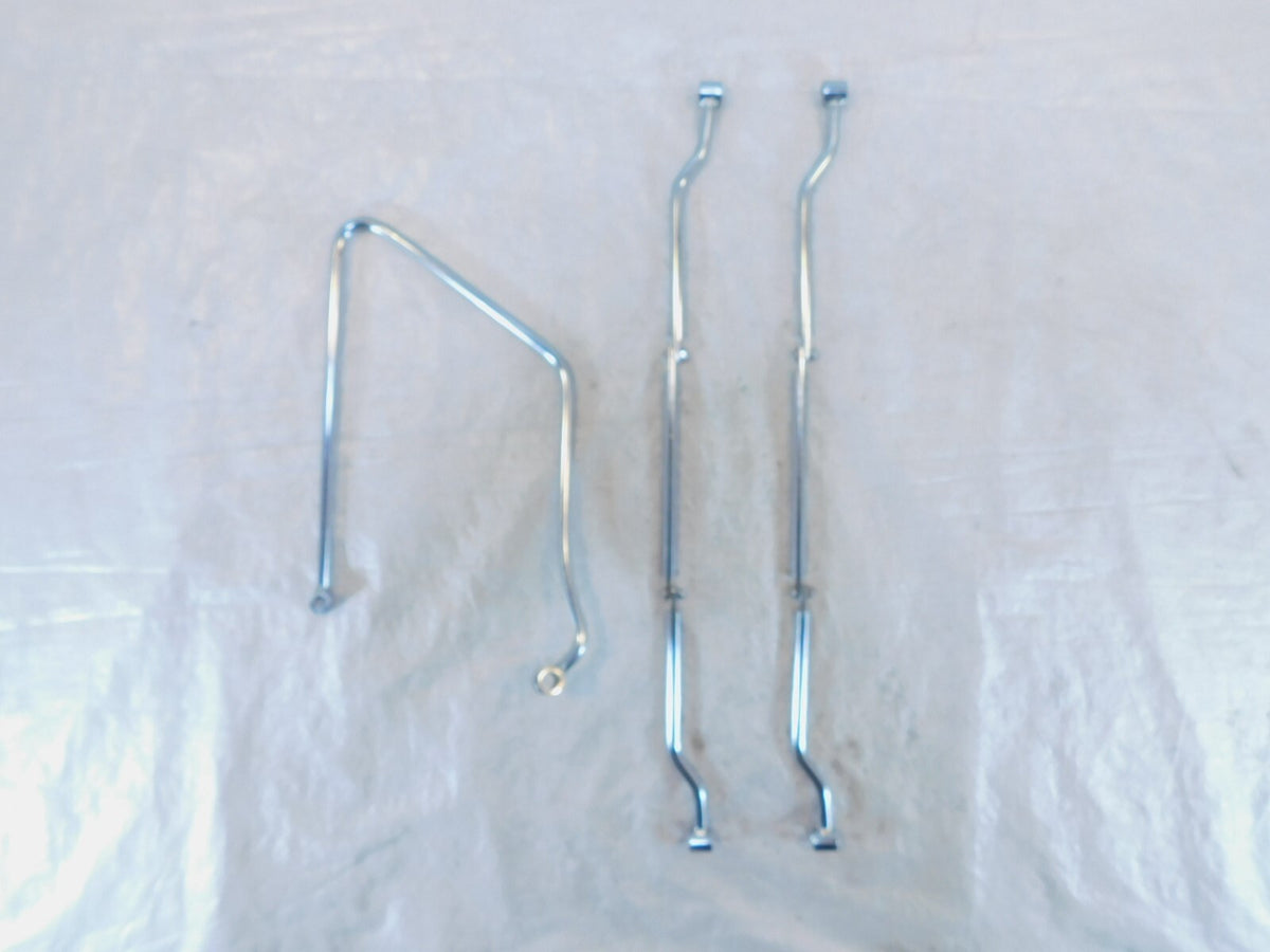 2002 & 2003 Indian Gilroy Scout & Spirit Chrome Saddlebag Guard Mount Brackets - C3 Cycle