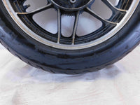 Honda CB650 CB650SC Nighthawk 650 Black Spoked Rear Wheel Rim & Tire 3" x 16" - C3 Cycle