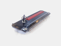 Kawasaki Vulcan 1500 VN1500 Classic Black Left Saddlebag Latch Cover & Key - C3 Cycle