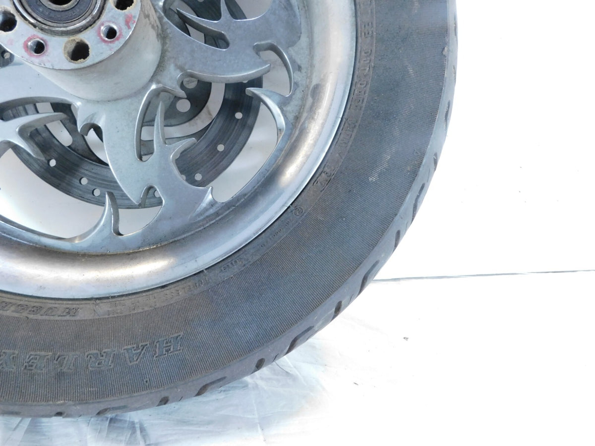 Harley Davidson Dyna Softail & Sportster 883 & 1200 Tribal Rear Rim Wheel & Tire - C3 Cycle