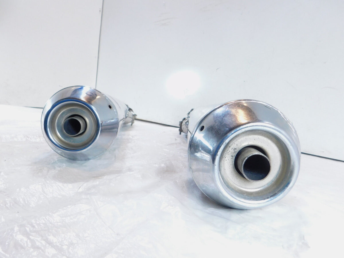 Moto Guzzi V7 III Anniversario Special 750 Rear Exhaust System Pipe Mufflers - C3 Cycle
