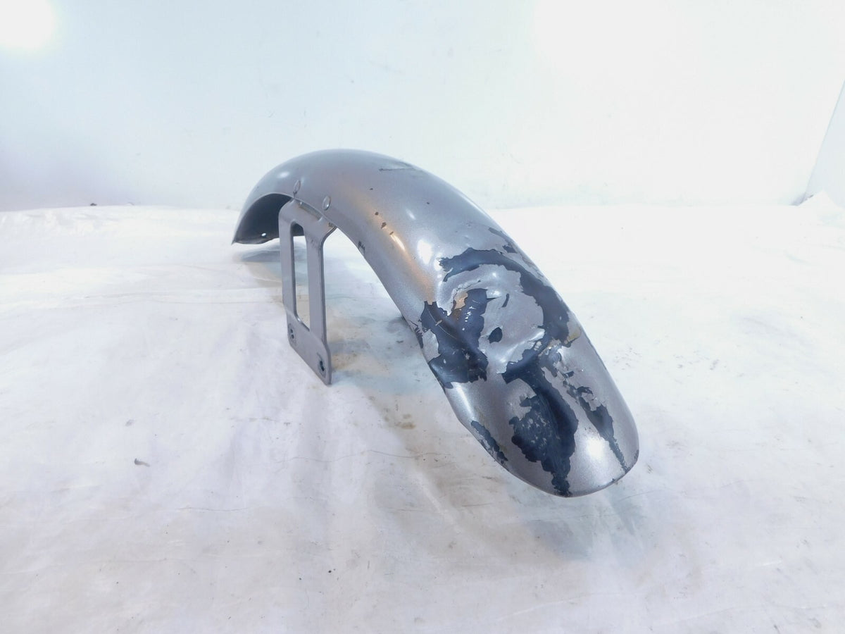 Harley Davidson Sportster 883 & 1200 Silver Front Wheel Cover Fender - Dented - C3 Cycle