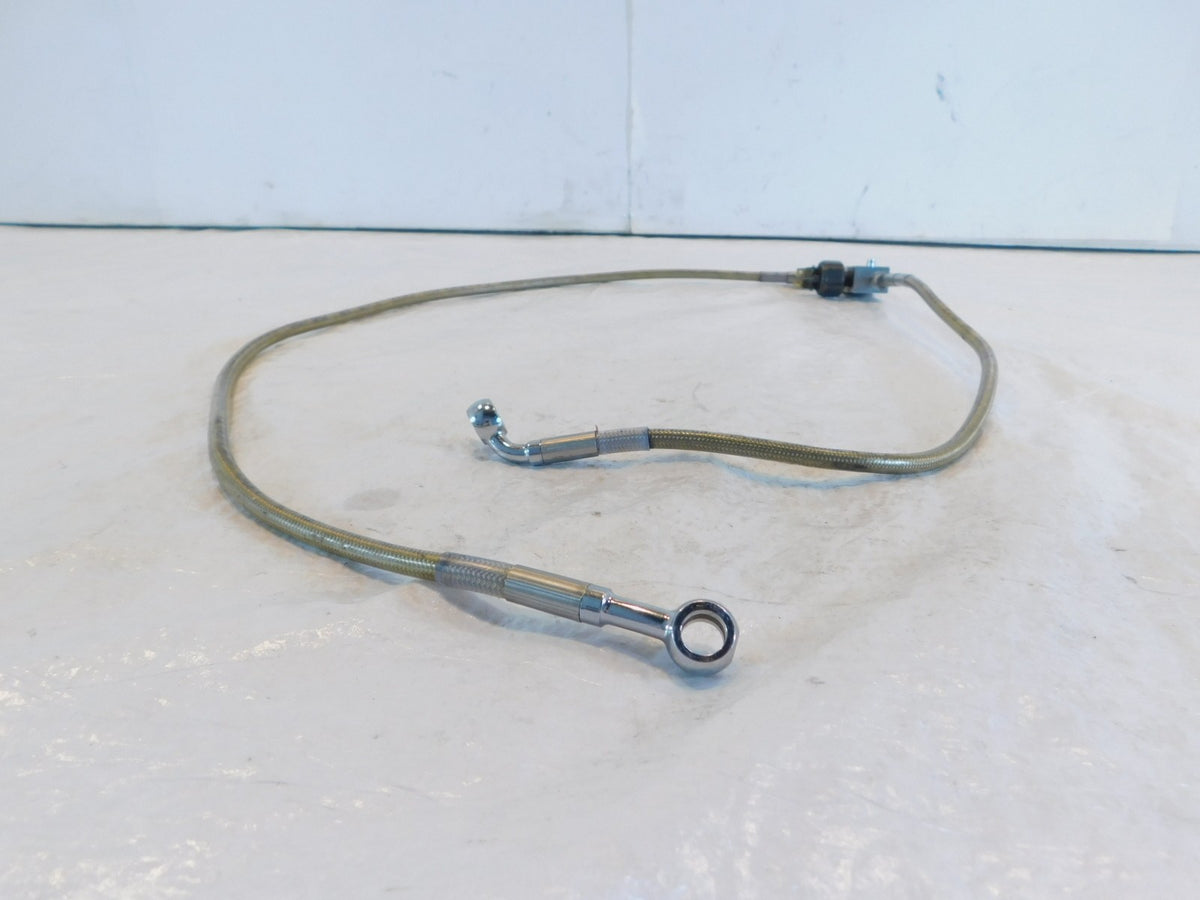 Harley Davidson Softail Fat Boy & Heritage Classic Braided Rear Brake Hose Line - C3 Cycle