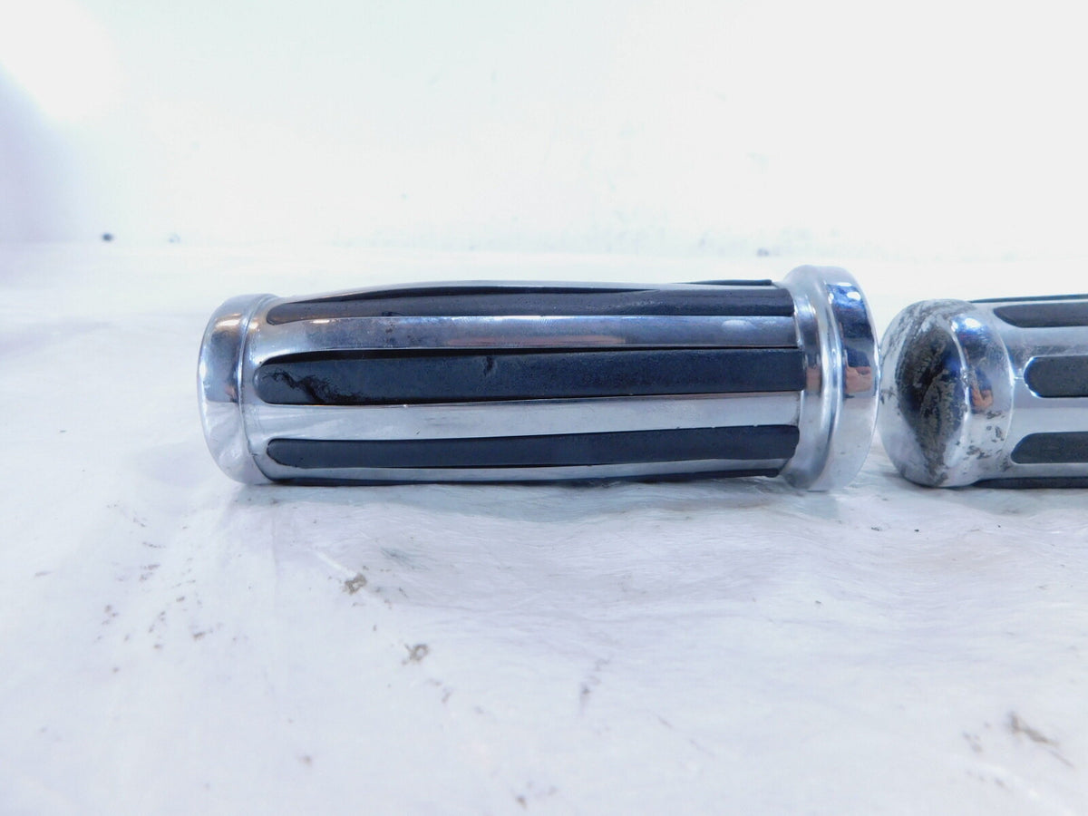 Harley Davidson Dyna Sportster Softail Rubber Left & Right Handlebar Hand Grips - C3 Cycle