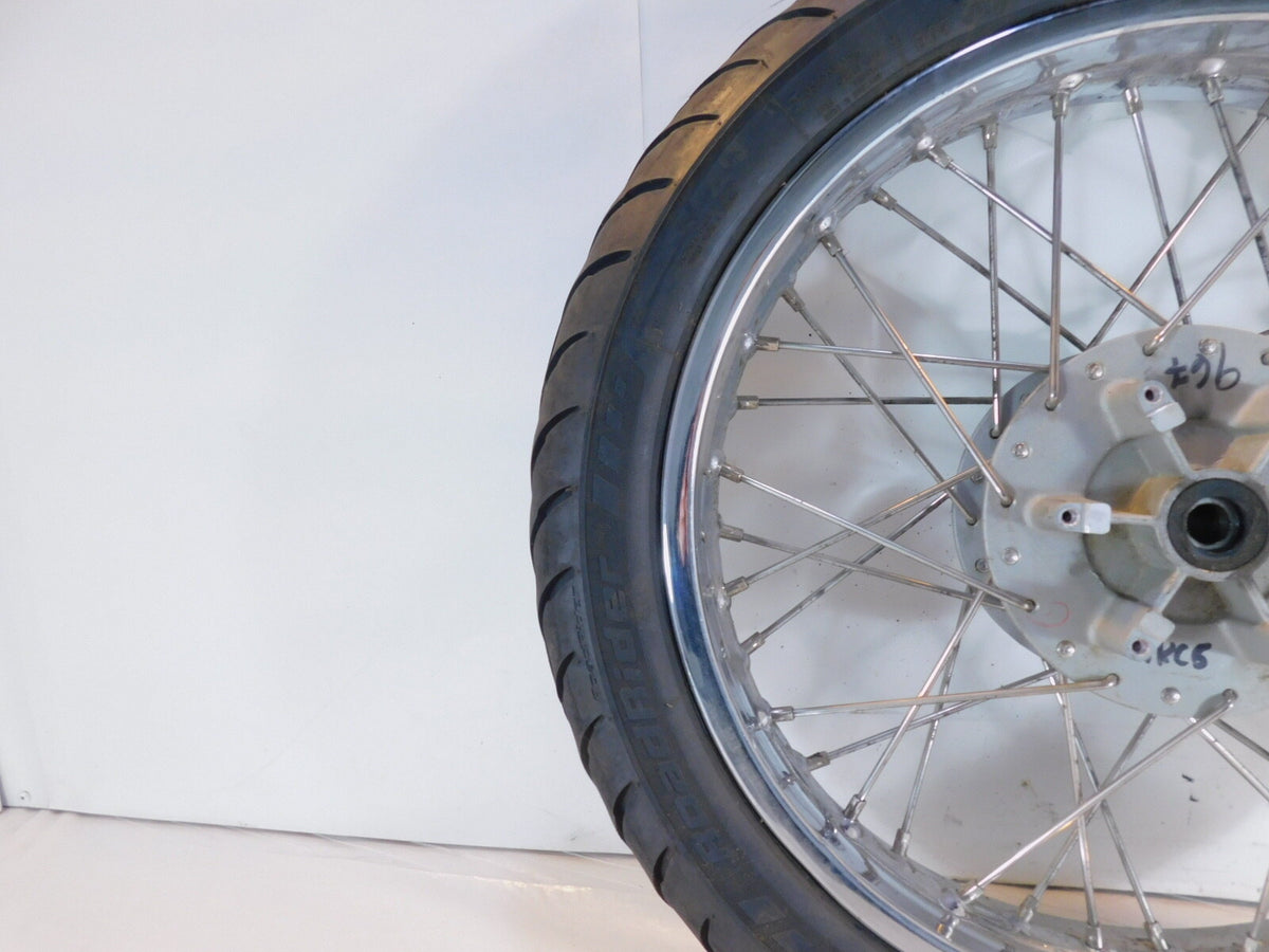 Royal Enfield Classic Bullet 500 EFI B5 C5 Rear Laced Wheel Rim & Tire 2.5"x18" - C3 Cycle